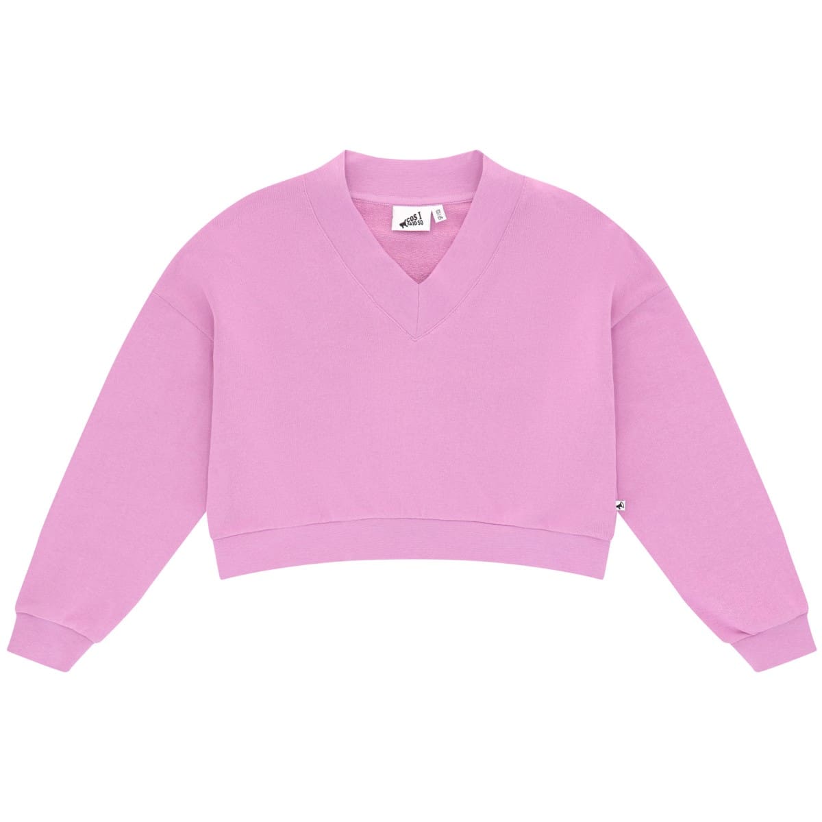 V-Neck Cropped Sweater