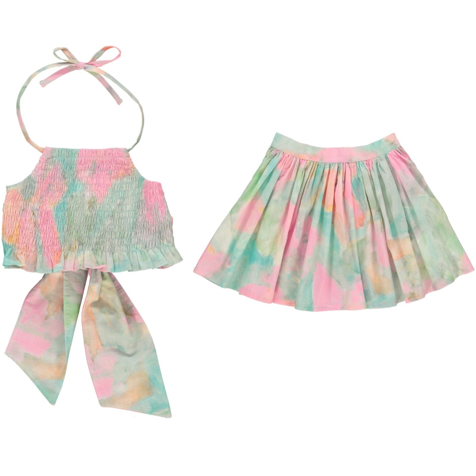 Violetta Top & Skirt | Watercolor