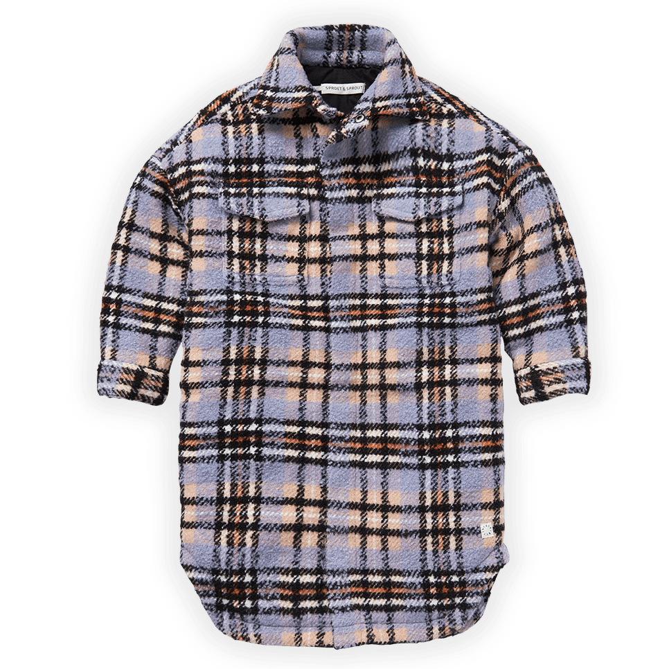 Boucle Check Coat