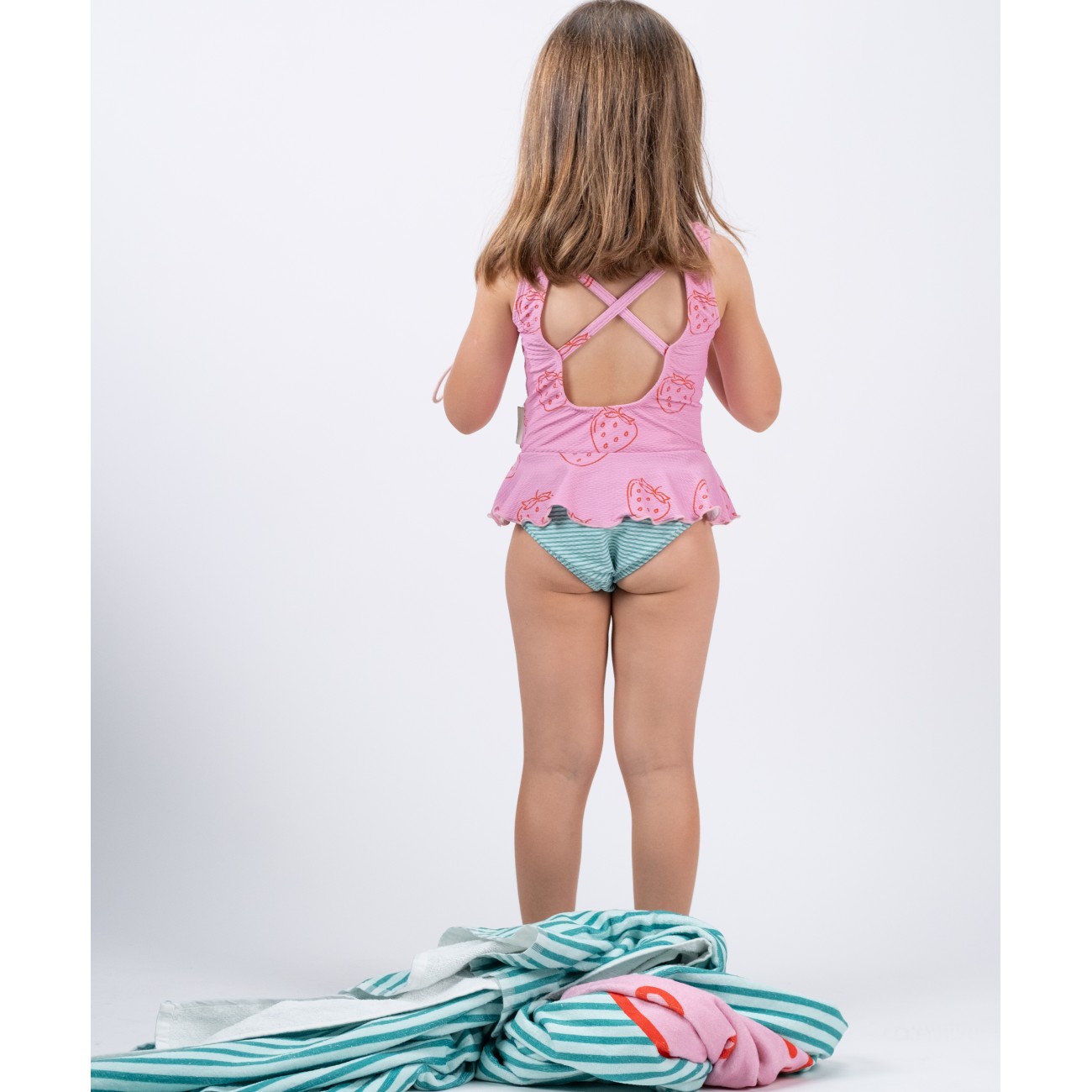 Textured Strawberries Swimsuit