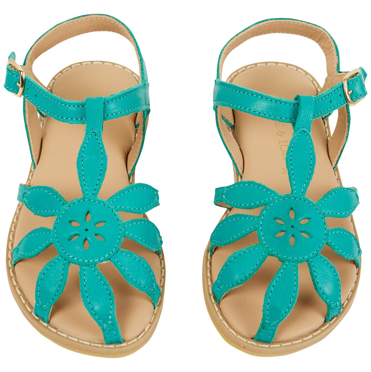 Turqouise Goat Leather Sandals