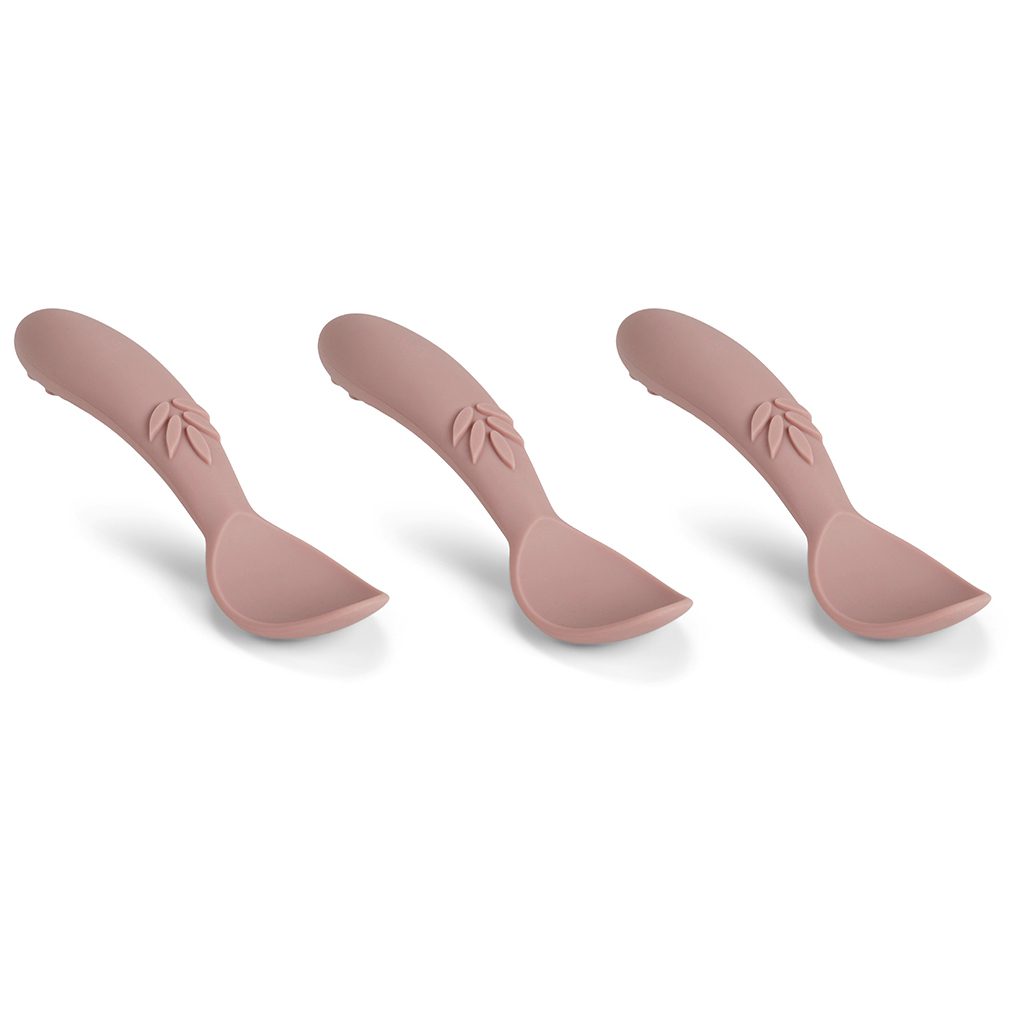 Ella Silicone Spoon 3 Pack | Cobblestone