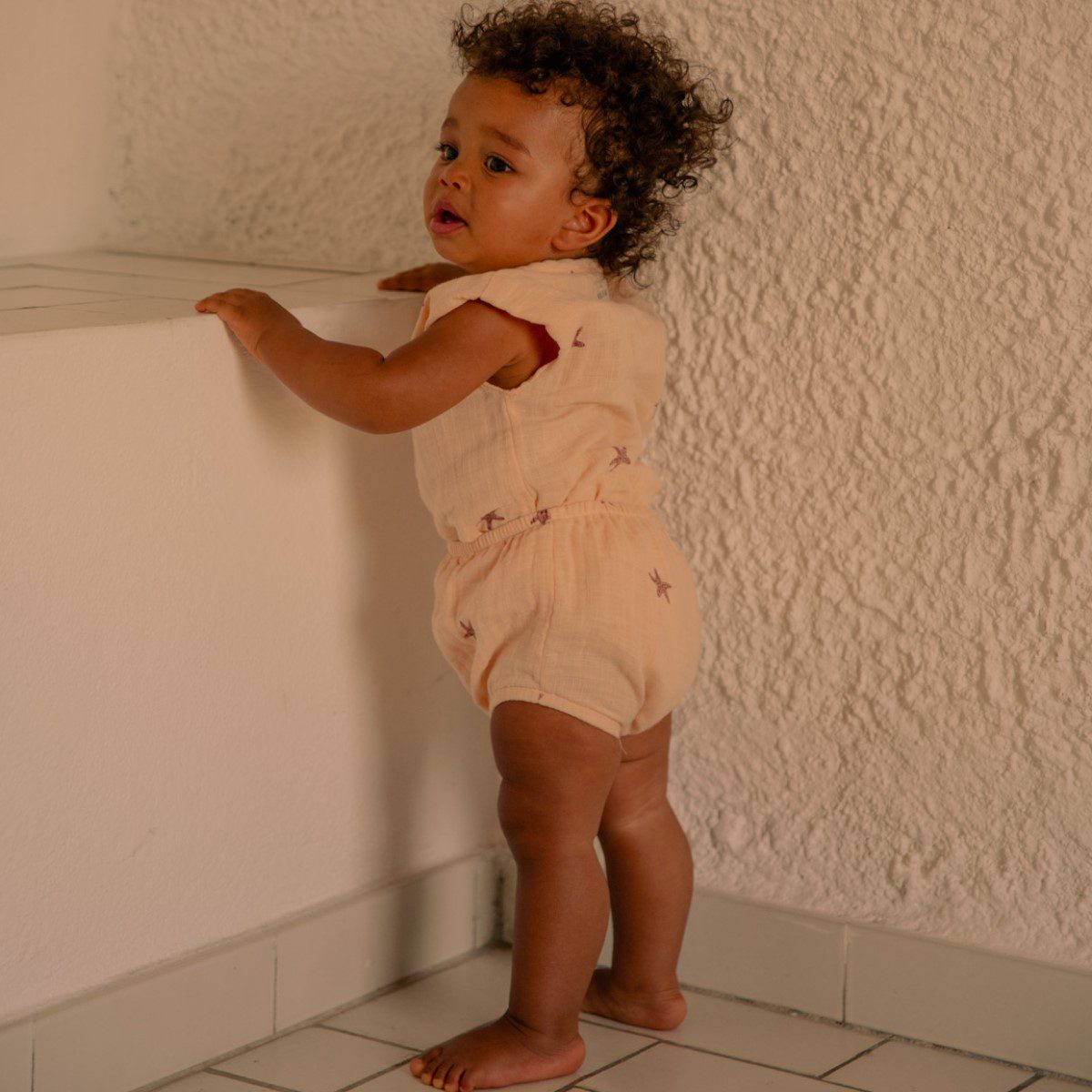 Roman Blouse & AMI Bloomers | Light Pink