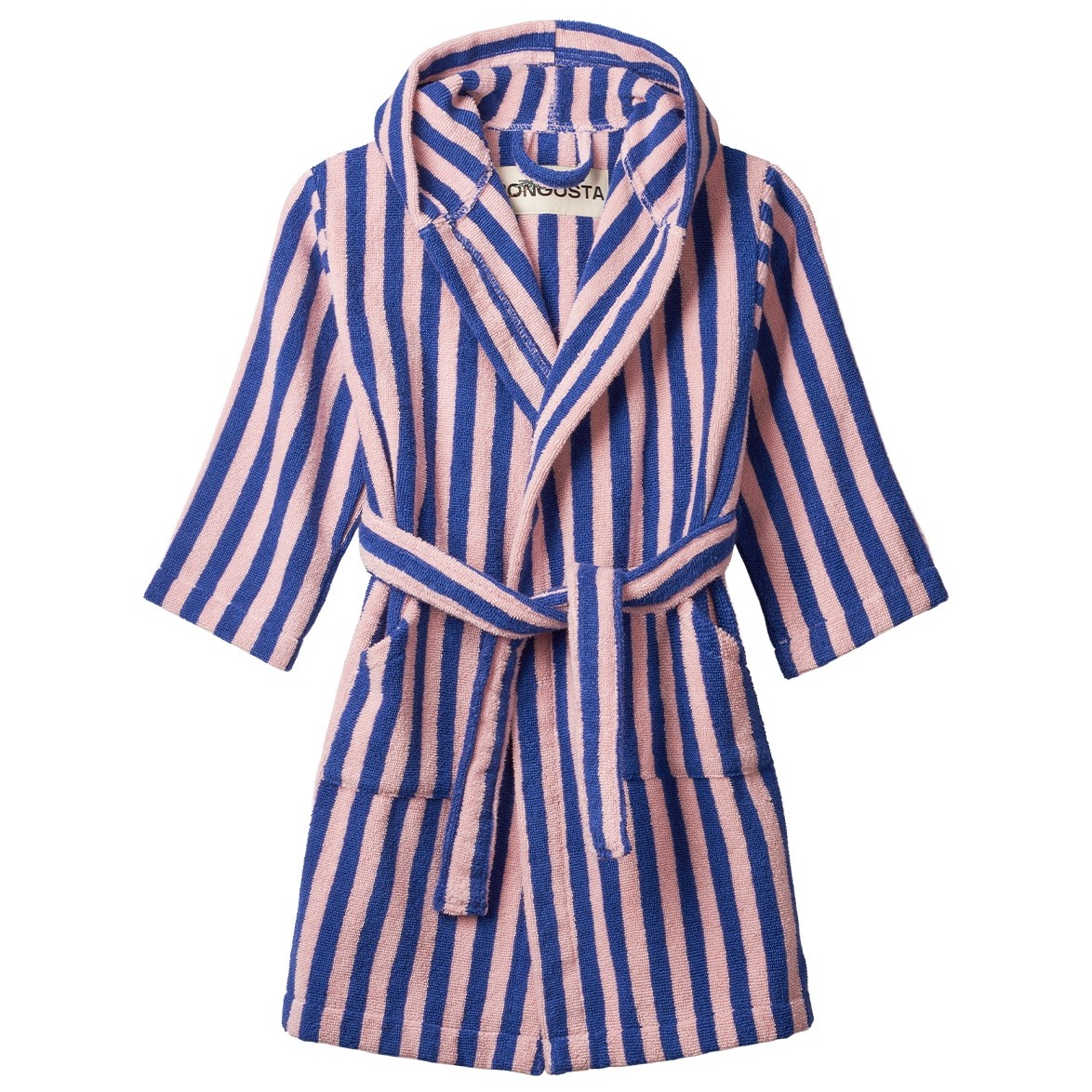Naram Kids Bathrobe | Dazzling Blue & Rose