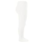 2591/1 Warm Cotton Tights W/ Openwork| Cream 202