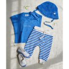 Cody T-Shirt & Stripe Toweling Pants Set