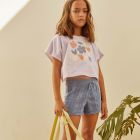Chiara Organic Jersey T-Shirt & Nora Openwork Short