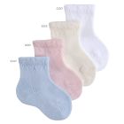 Baby Socks With Openwork Cuff