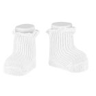 Warm Cotton Rib Socks W/ Curling | White (200)