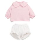 Baby Top & Shorts W/ Ruffles Set