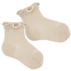 Curling Socks W/ Condor Logo | Linen (304)