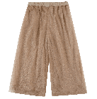 Findu Trousers | Lavender Brown Metallic