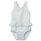 Amina Stripe Baby Swimsuit | Pure Sky/Creme De La Creme
