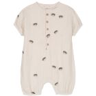 Bebecito Romper | Off White/Puffer Fish
