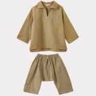 Piper Shirt & Linum Trousers | Light Camel