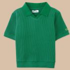 Oliver V-neck Waffle Polo