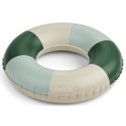 Baloo Swim Ring | Stripe: Garden Green/Sandy/Dove Blue