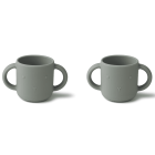 Gene Silicone Cup 2 Pack | Rabbit Dove Blue
