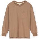 Oversized L/S Tee GOTS | Biscuit