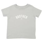 BROTHER Cap Sleeved T-Shirt |  Pale Grey