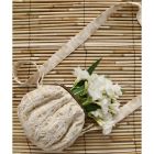 The Golden Flower Drawstring Bag On Ivory