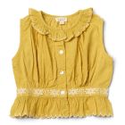 Cora Top | Misted Yellow