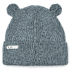 Gina Rib Knit Beanie W/ Bear Ears | Whale Blue