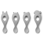 Liva Silicone Spoon 4 Pack | Dumbo Grey