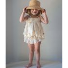 Double Layer Blouse & Frill Culotte | Off White