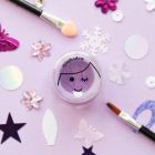 Natural Shimmery Children's Play Makeup Eyeshadow | Purple