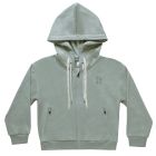 Zip Up Tech Hoodie | Heathered Aqua
