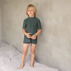 UV Top & Swim Shorts | Muted Emerald