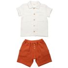 Patchwork Shirt & Shorts | Sugar & Koi