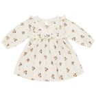Long Sleeve Ruffle V Dress | Autumn Flora