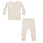 Waffle Top + Pant Set | Natural