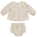 Mia Top + Bloomer Set | Cinnamon Plaid