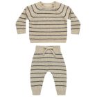 Ace Knit Sweater & Knit Pant | Indigo Stripe