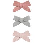 Bow W. Clip, Set Of 3 | Lipstick/Sky/Bubblegum