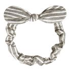Baby Bow Headband | Railroad Stripe