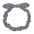 Baby Bow Headband | Blue Floral