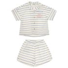 Striped Shirt & Striped Shorts