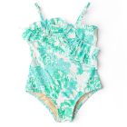 One Piece Ruffle Charming Rose
