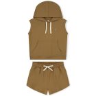 Peanut Hooded Vest & Sweat Short | Set