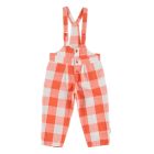 Trousers W/ Straps | Red & White Checkered