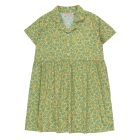 Geranium V Neck Dress | Light Cream/Yellow
