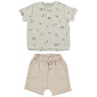 Palms Short & Pocket Shorts | Ecru/Sand