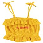 Top W/ Straps | Yellow W/ "by the sun" Print