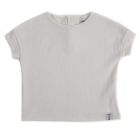 Spring Tee | White Ribbed