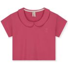Boxy Collar Top | Cherry