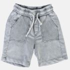 Vintage Grey Patched Shorts